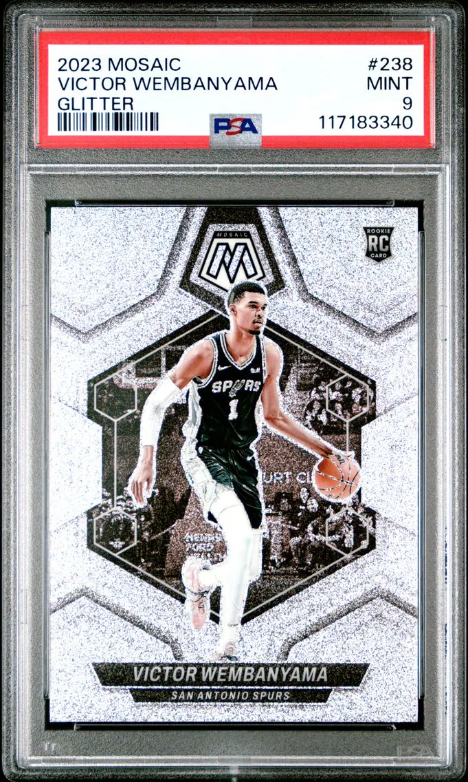 Victor Wembanyama, graded PSA 9
