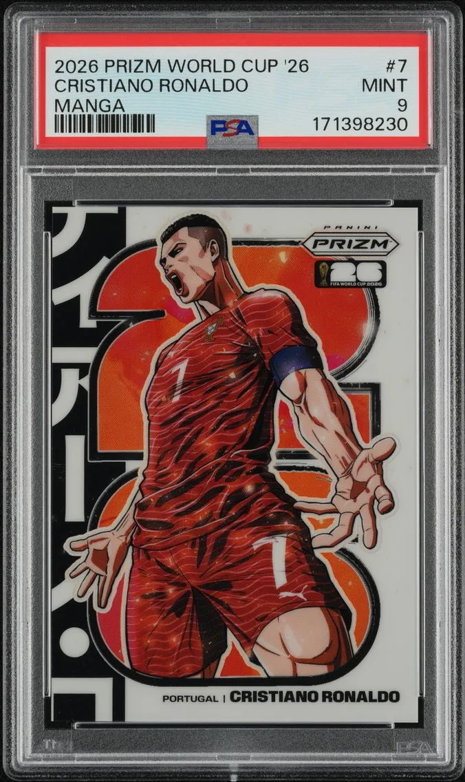 Cristiano Ronaldo, graded PSA 9