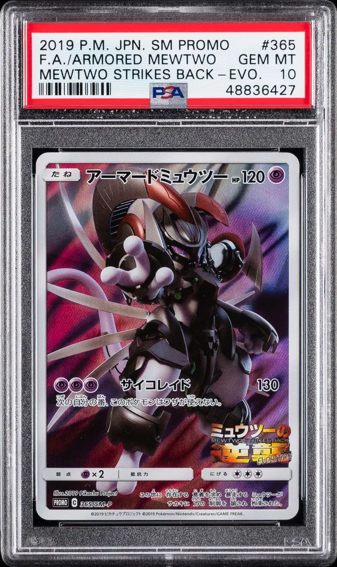 Armored Mewtwo, graded PSA 10