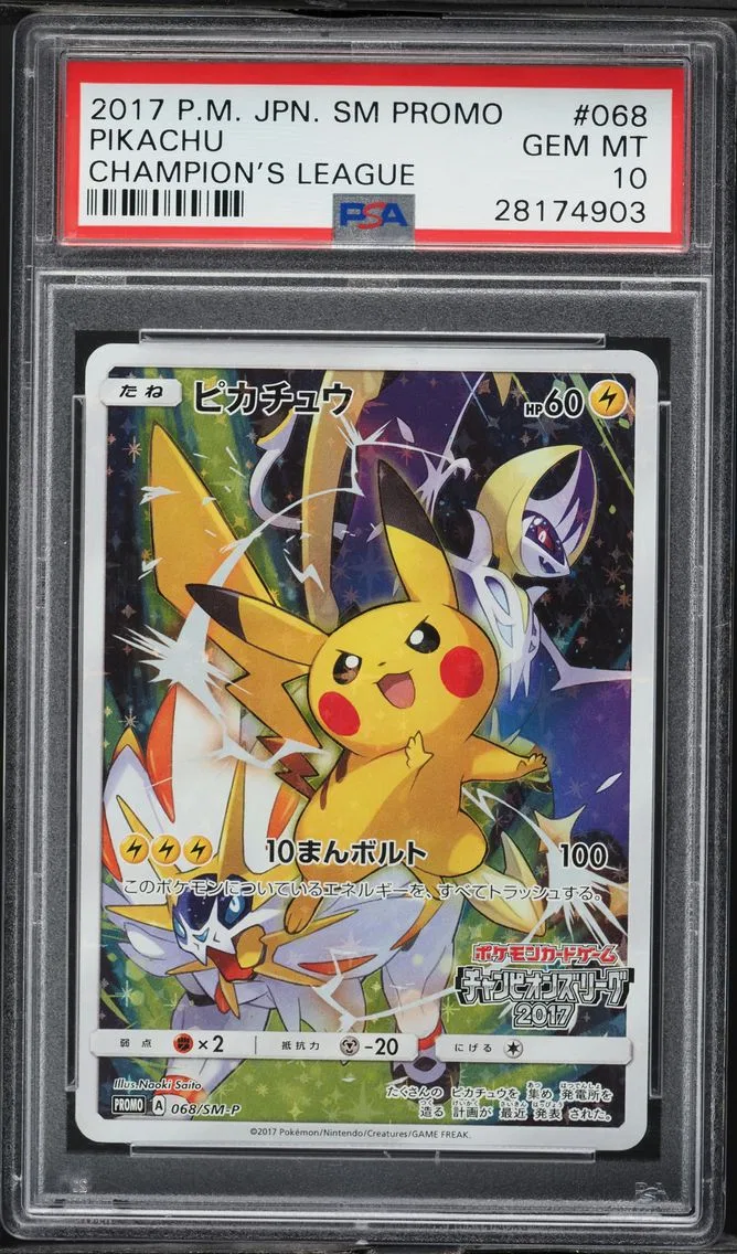 Pikachu, graded PSA 10