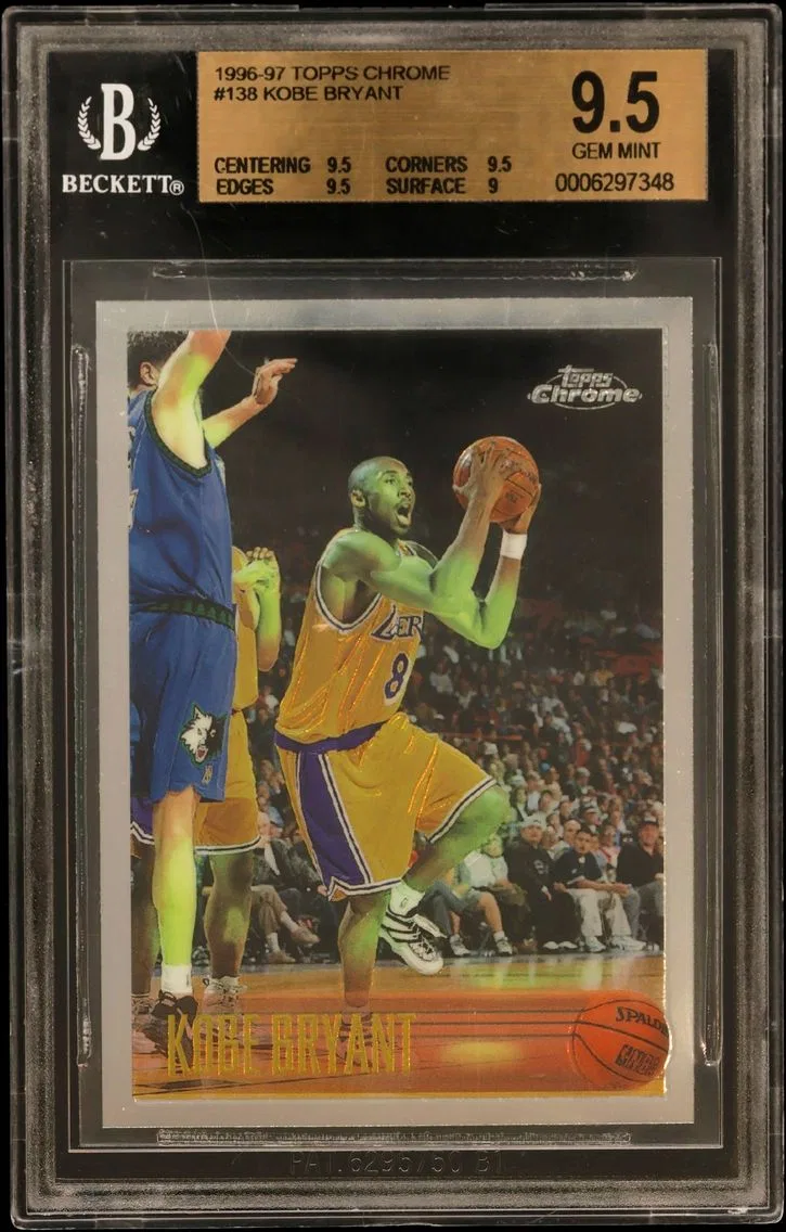 Kobe Bryant RC, graded BGS 9.5