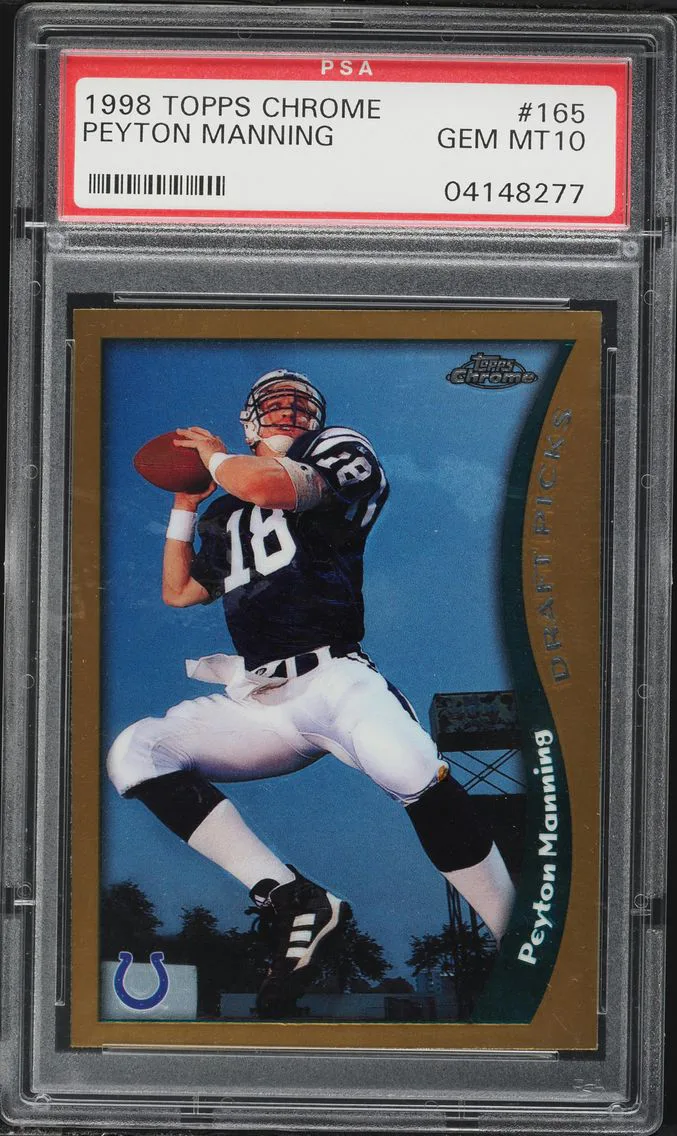 Peyton Manning, graded PSA 10