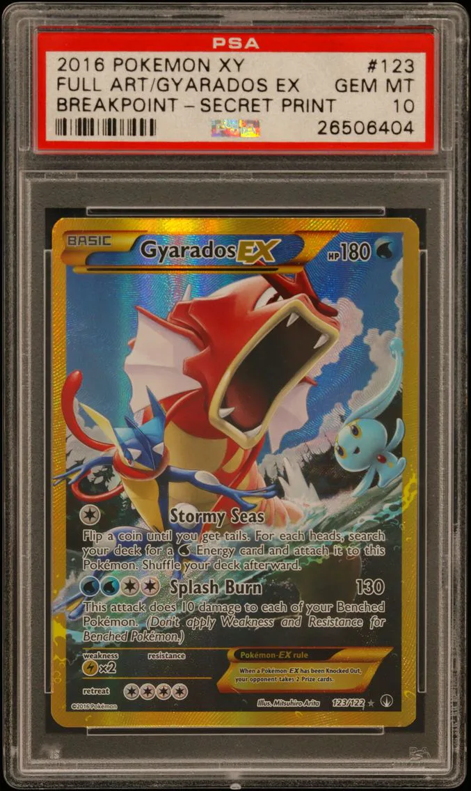 Gyarados EX, graded PSA 10