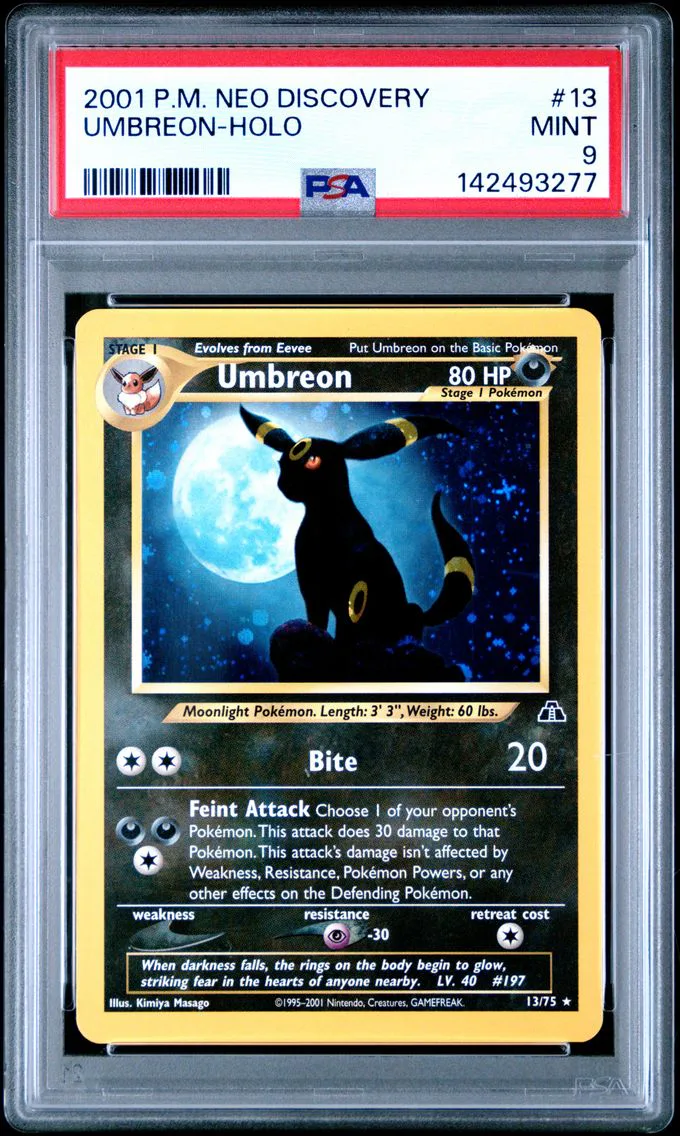 Umbreon, graded PSA 9