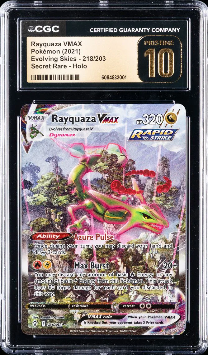 Rayquaza VMAX, graded CGC 10
