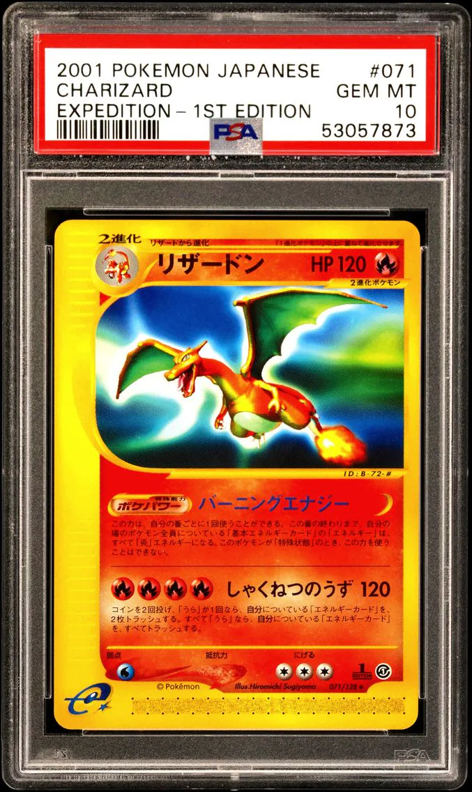 Charizard, graded PSA 10