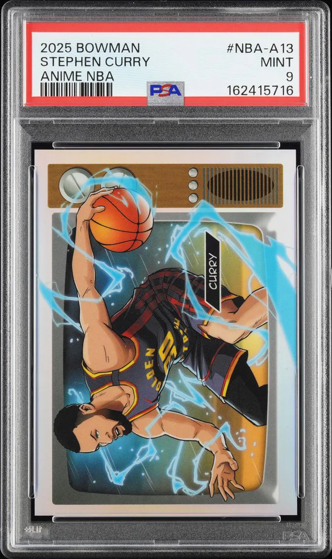 Stephen Curry, graded PSA 9