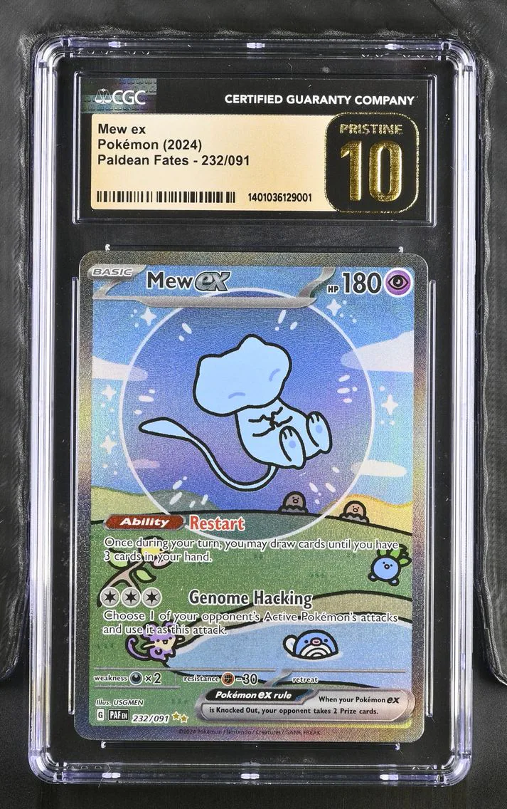 Mew ex, graded CGC 10