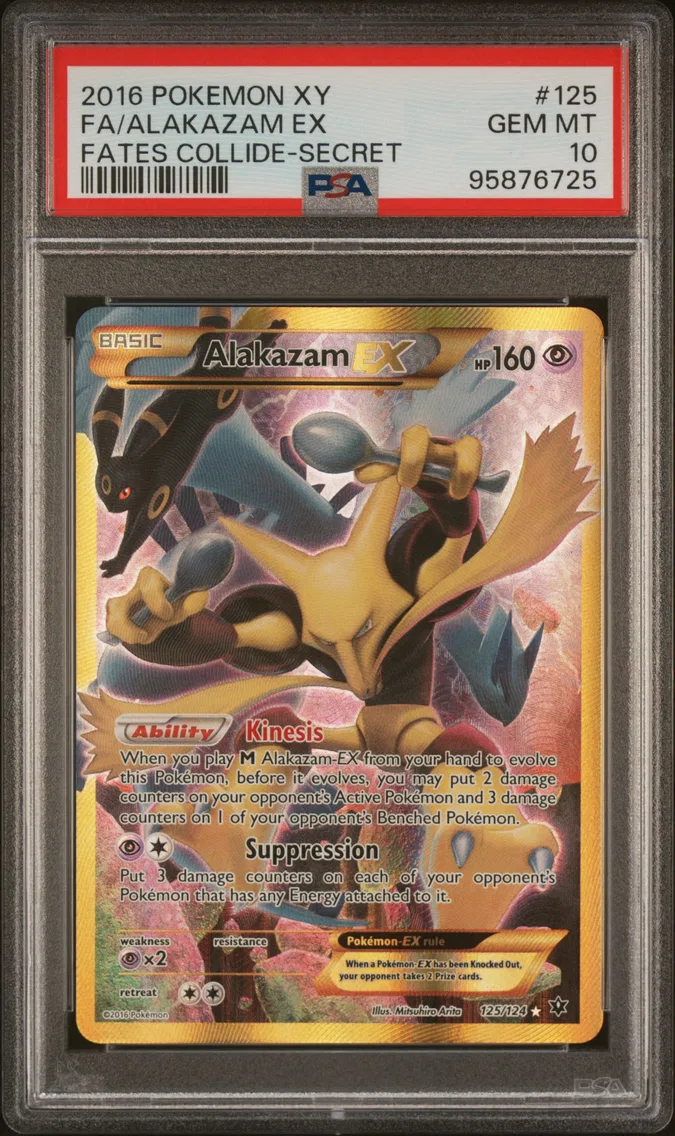 Alakazam EX, graded PSA 10