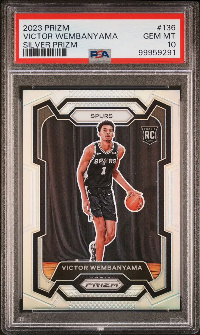 Victor Wembanyama, graded PSA 10