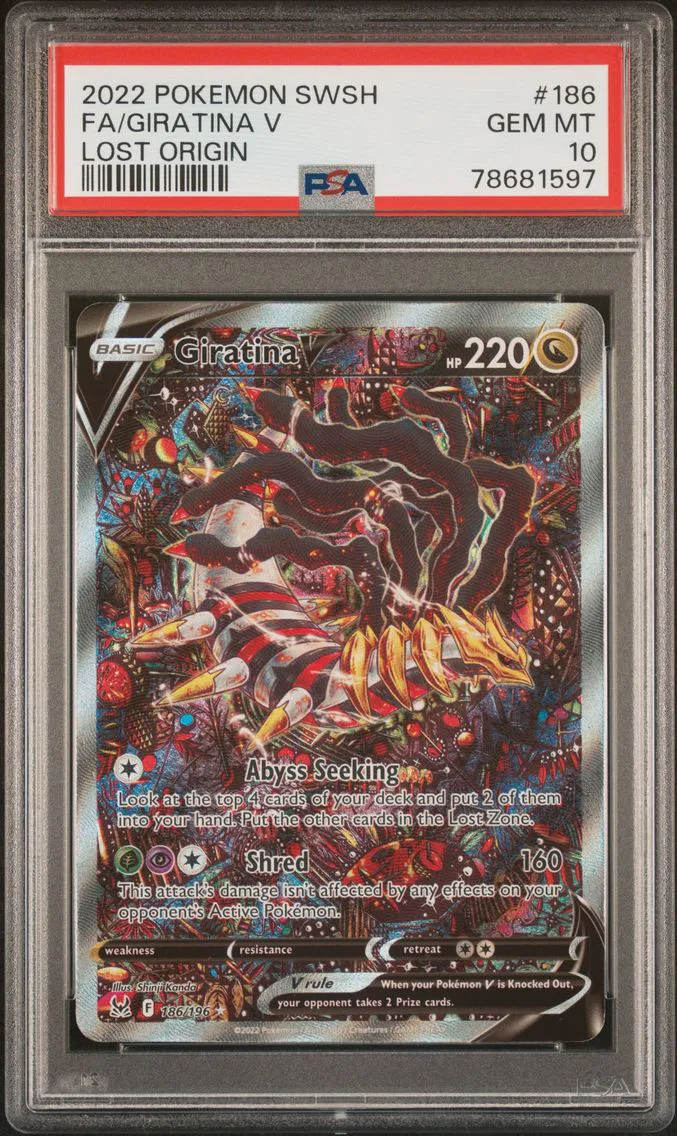 Giratina V, graded PSA 10