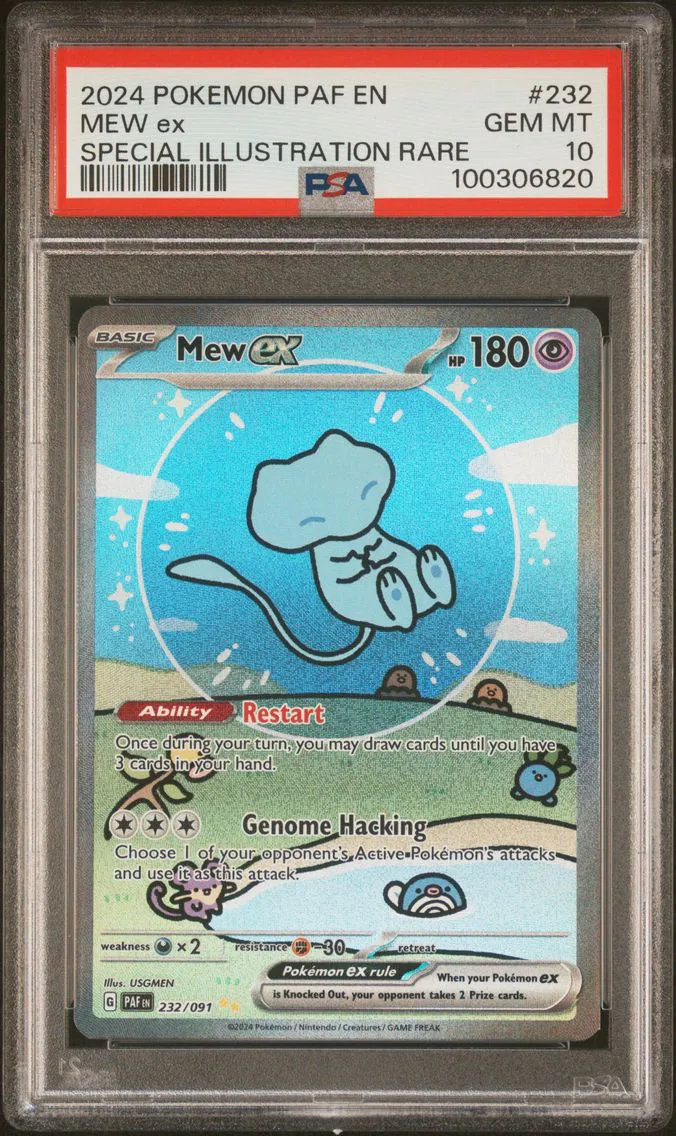 Mew EX, graded PSA 10