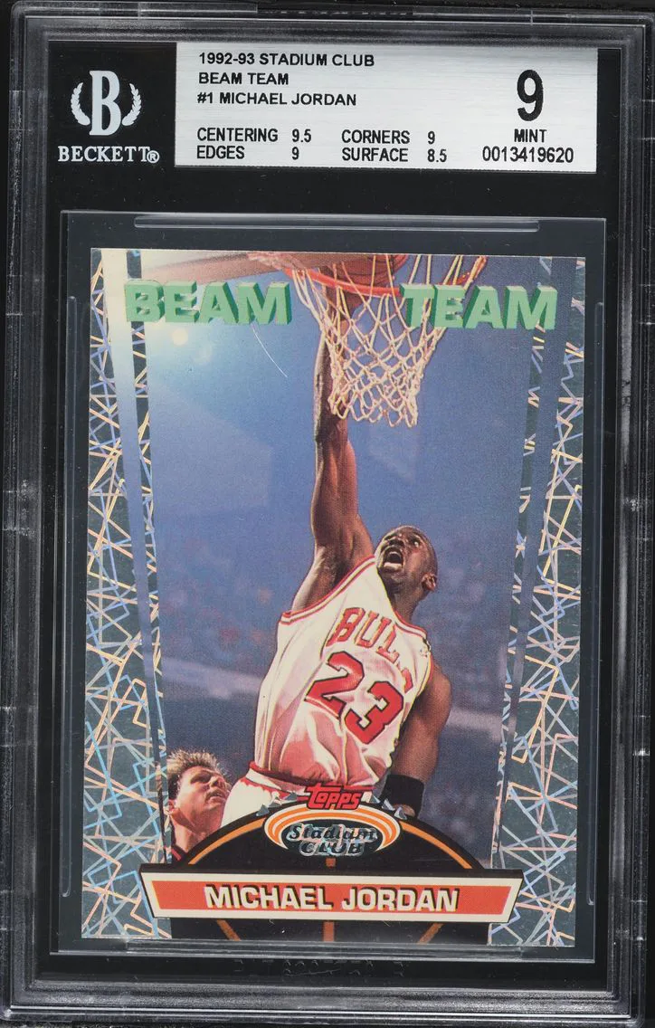 Michael Jordan, graded BGS 9