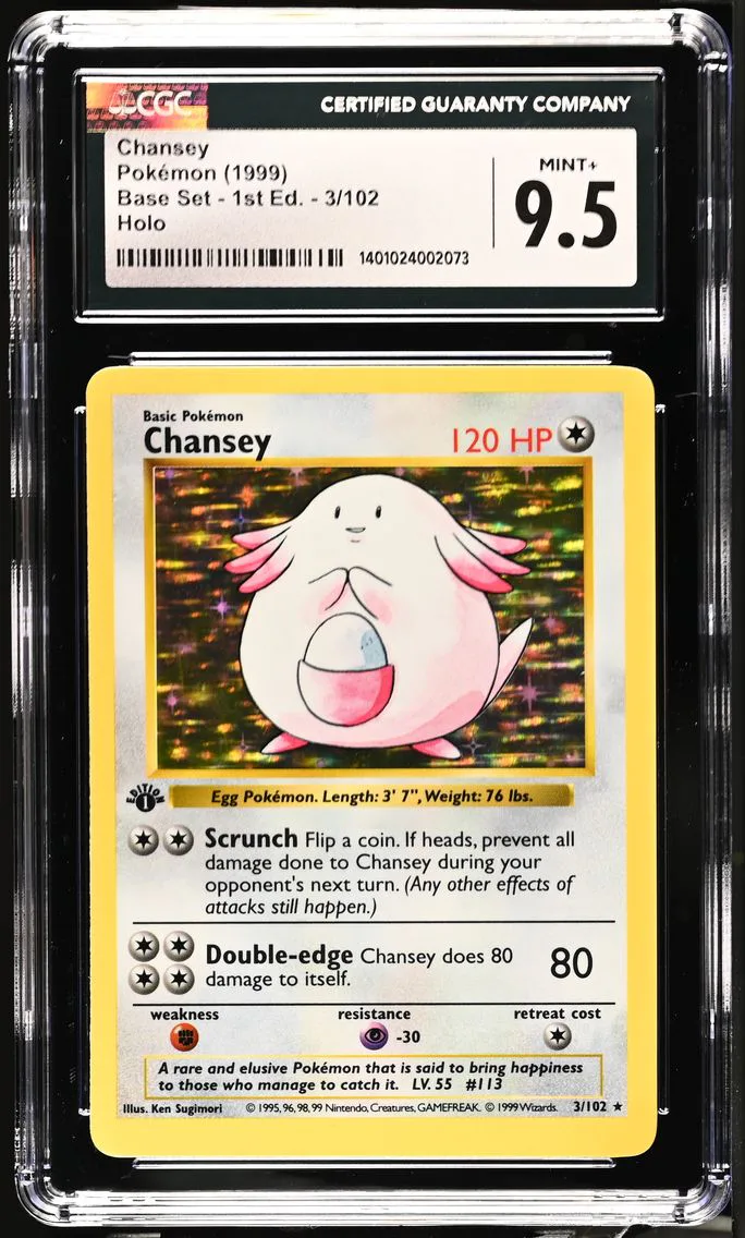 Chansey, graded CGC 9.5