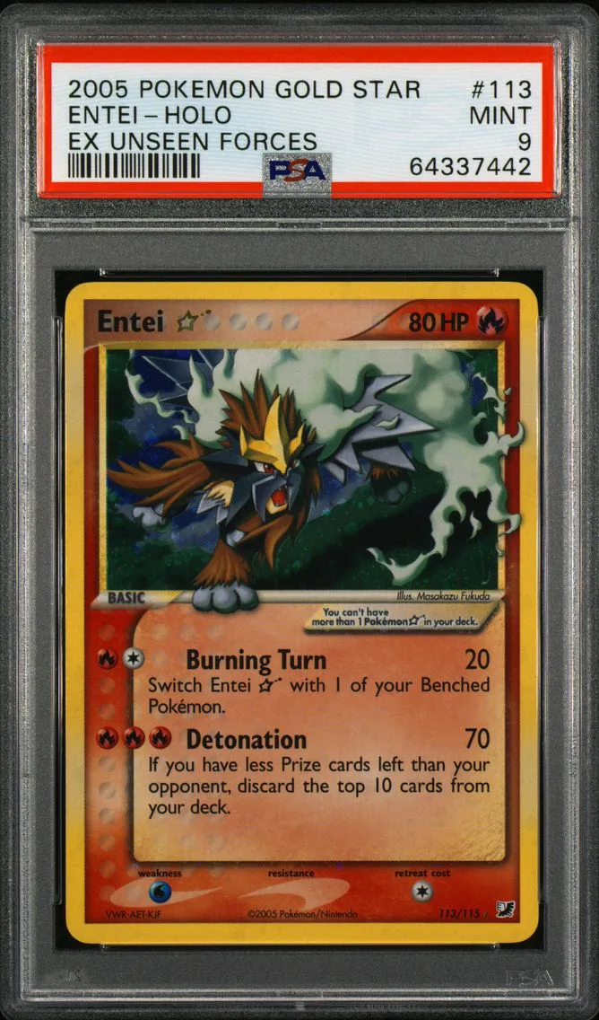 Entei, graded PSA 9