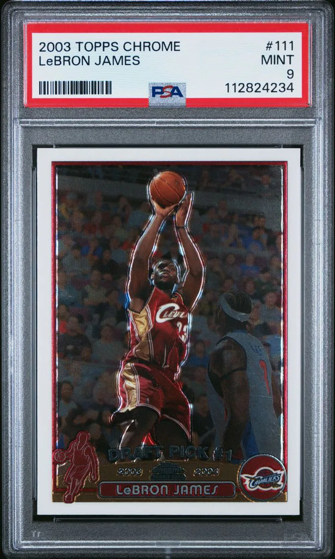 LeBron James, graded PSA 9