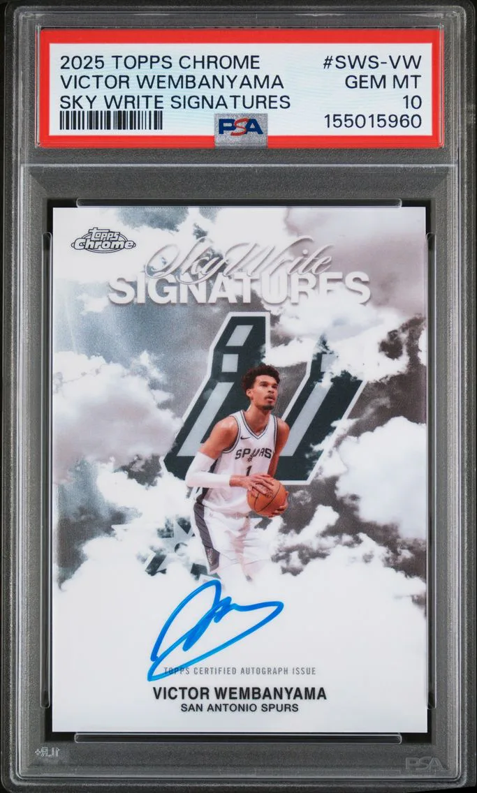 Victor Wembanyama, graded PSA 10
