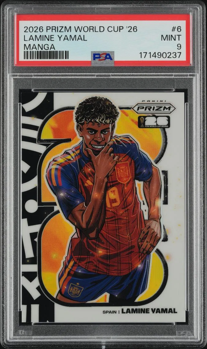 Lamine Yamal, graded PSA 9