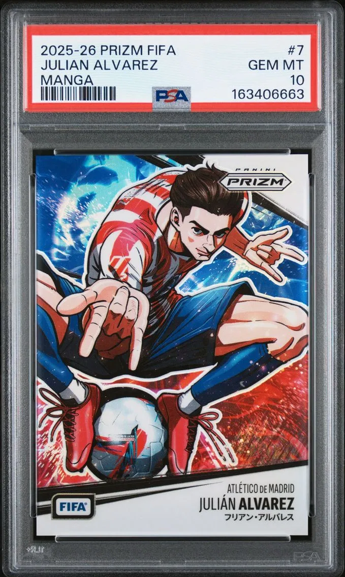 Julian Alvarez, graded PSA 10