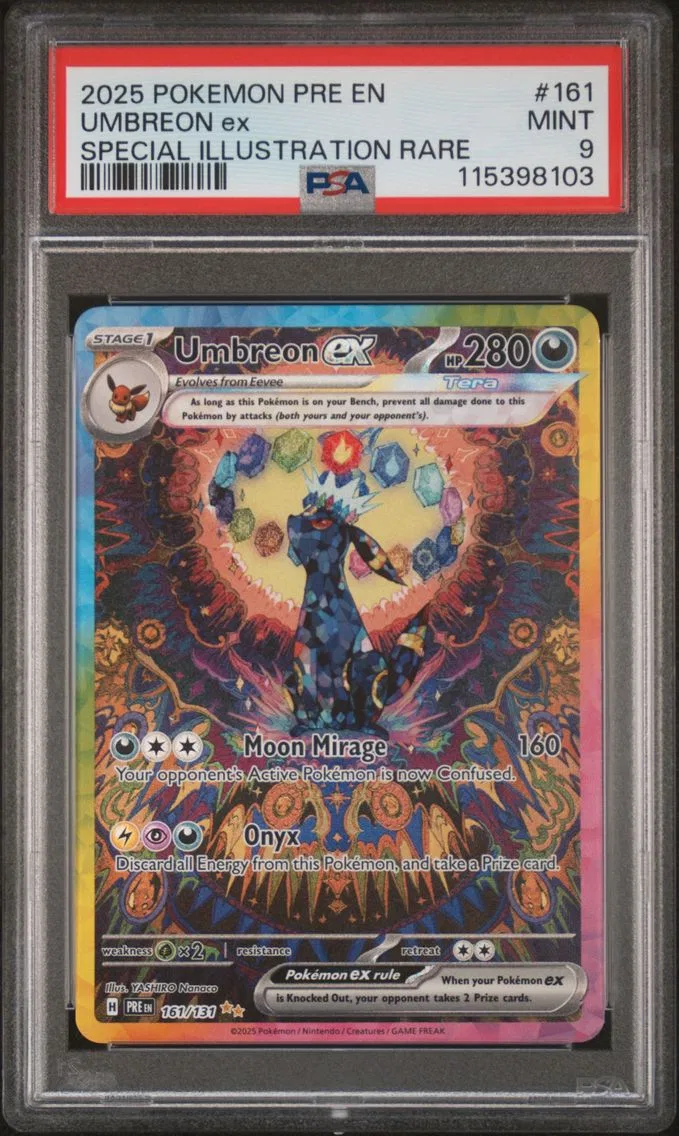 Umbreon EX, graded PSA 9