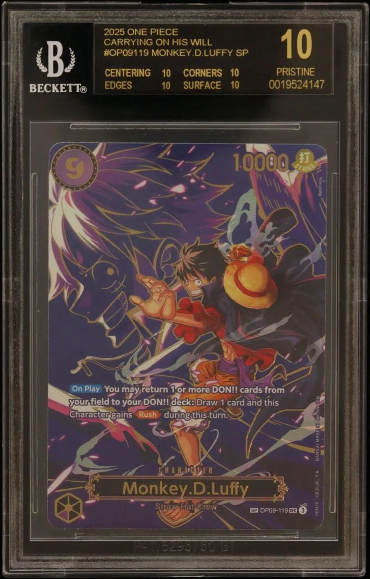 Monkey.D.Luffy SP, graded BGS 10