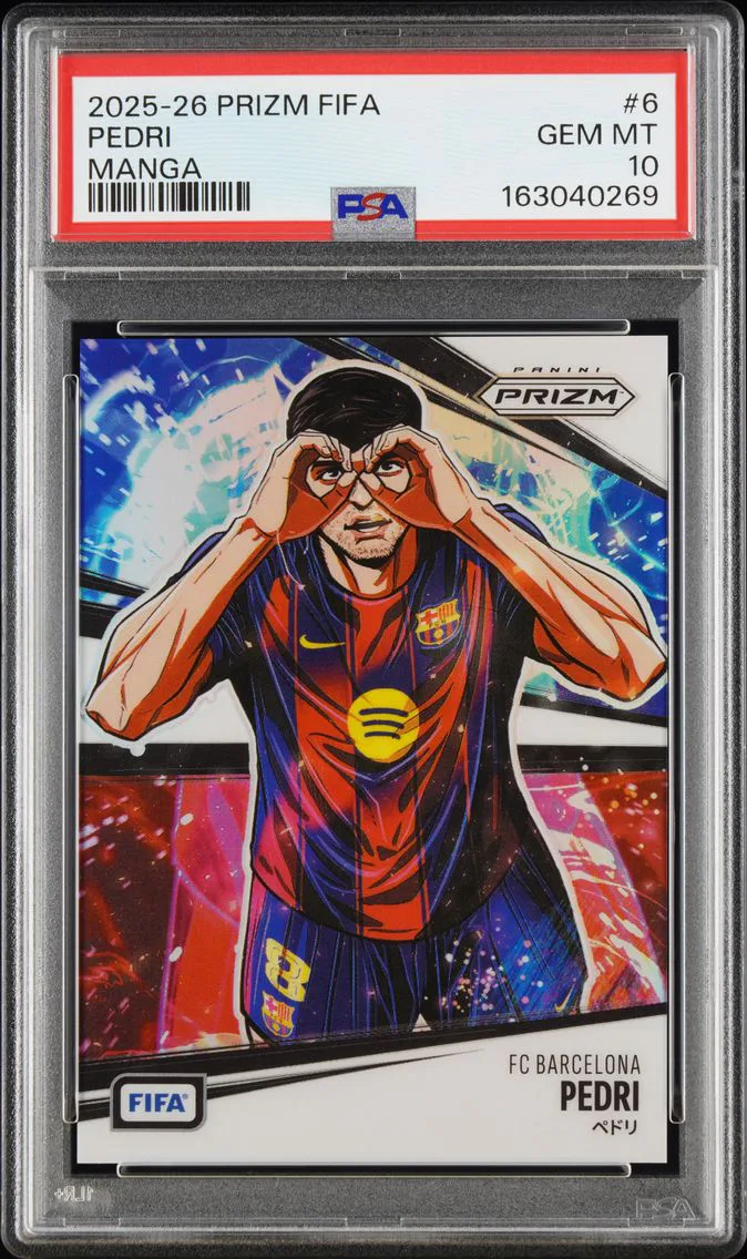 Pedri, graded PSA 10