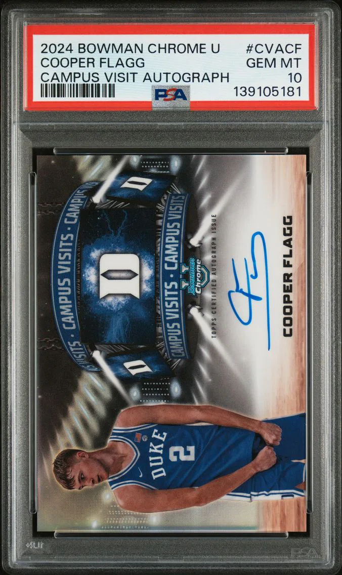 Cooper Flagg, graded PSA 10