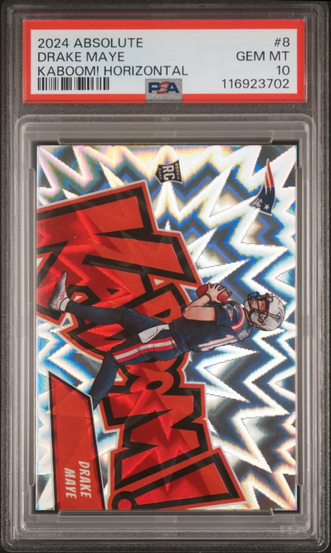 Drake Maye, graded PSA 10