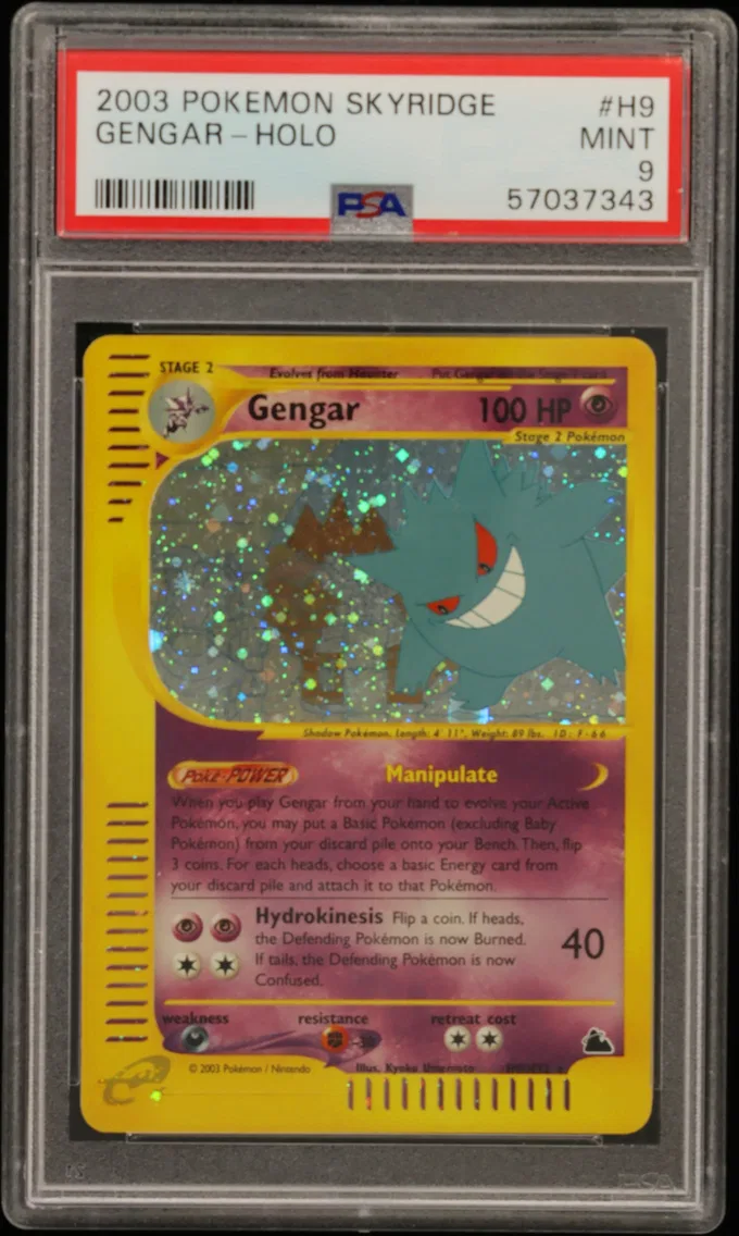 Gengar, graded PSA 9