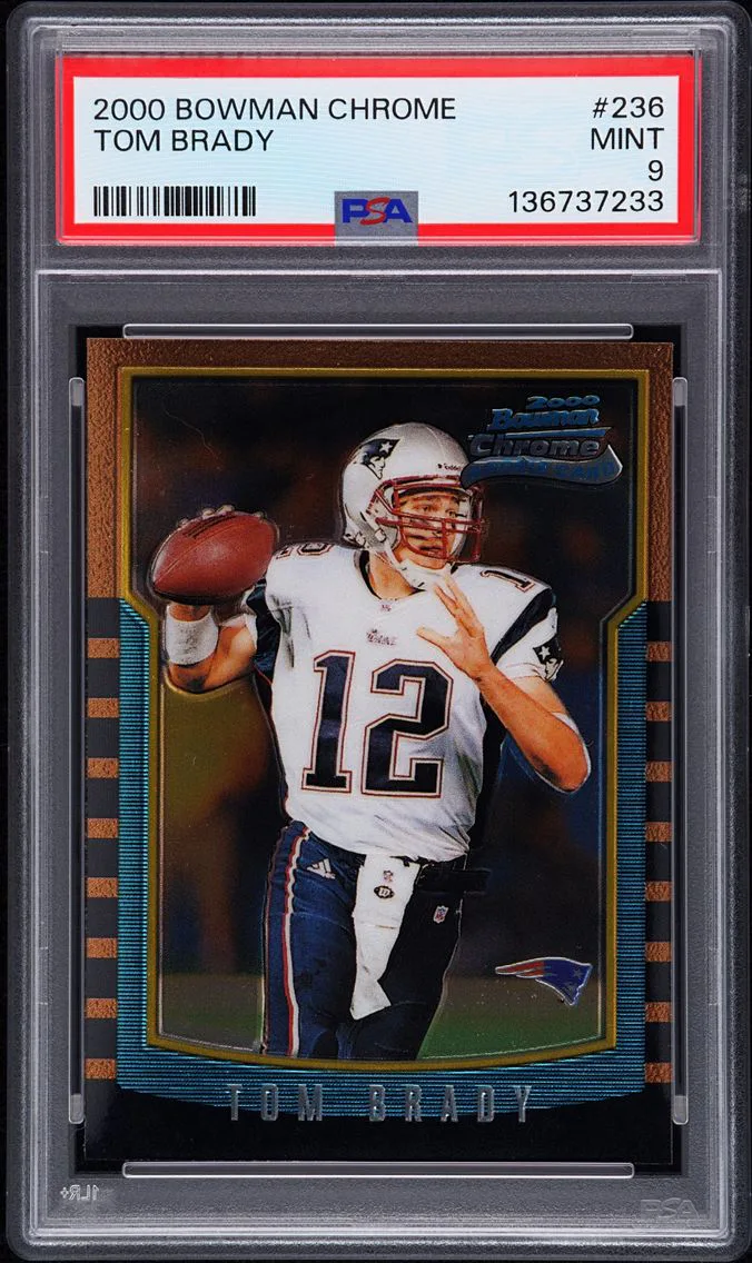 Tom Brady, graded PSA 9