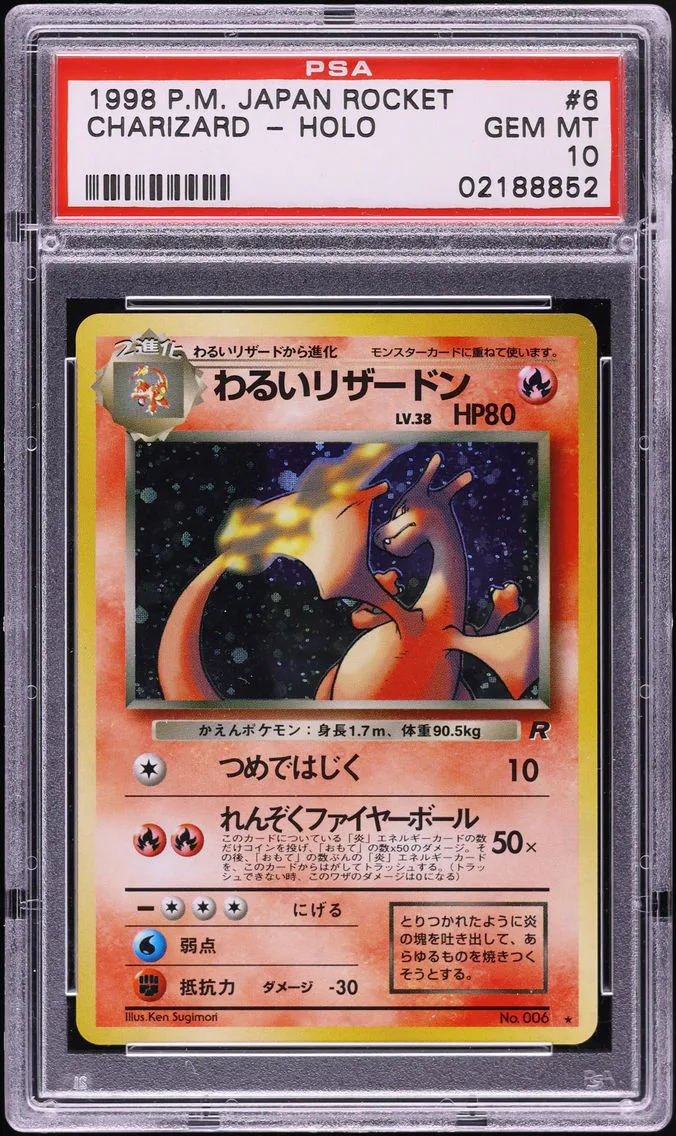 Dark Charizard, graded PSA 10
