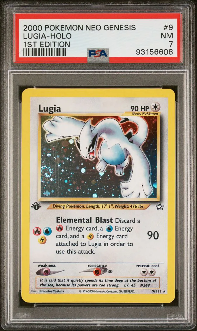 Lugia, graded PSA 7