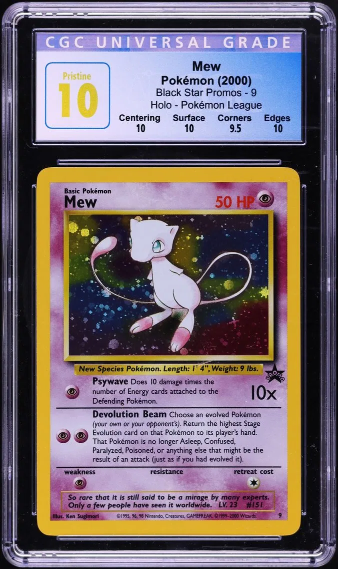 Mew, graded CGC 10