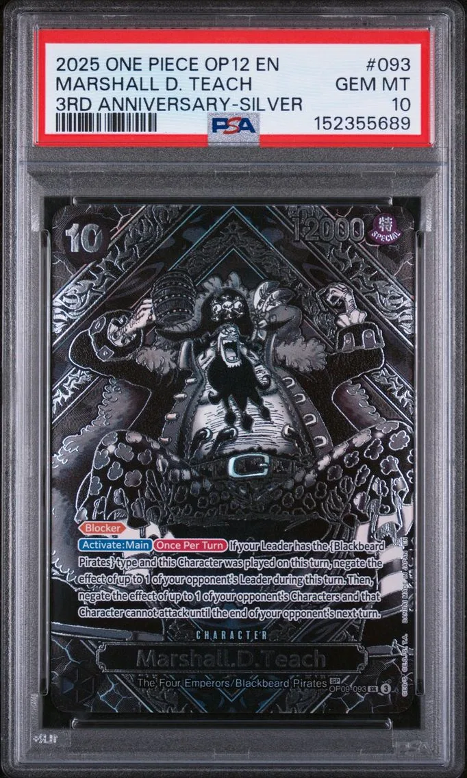 Marshall D. Teach, graded PSA 10