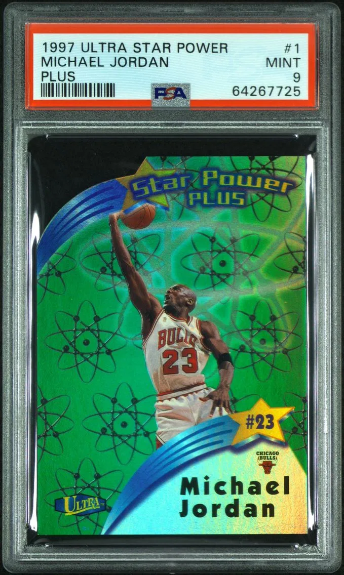 Michael Jordan, graded PSA 9