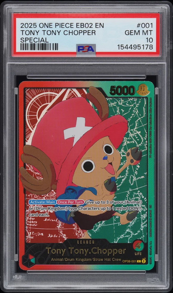 Tony Tony Chopper, graded PSA 10