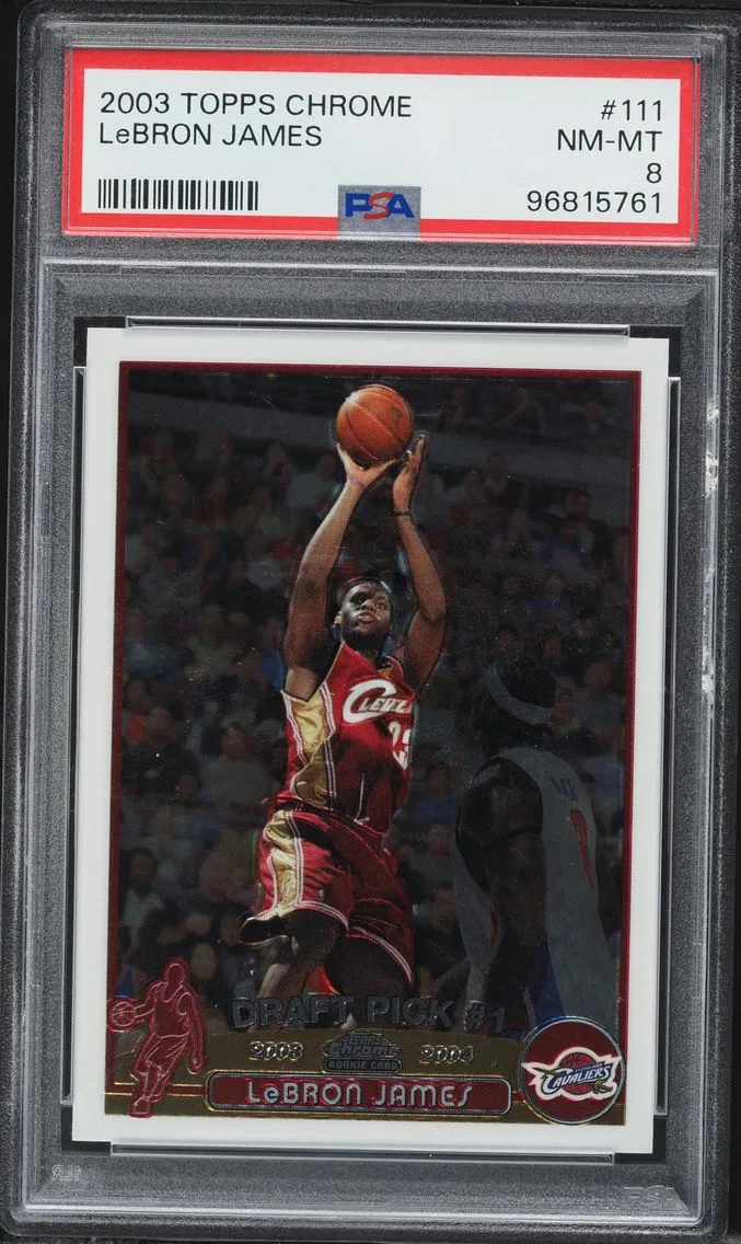 LeBron James, graded PSA 8