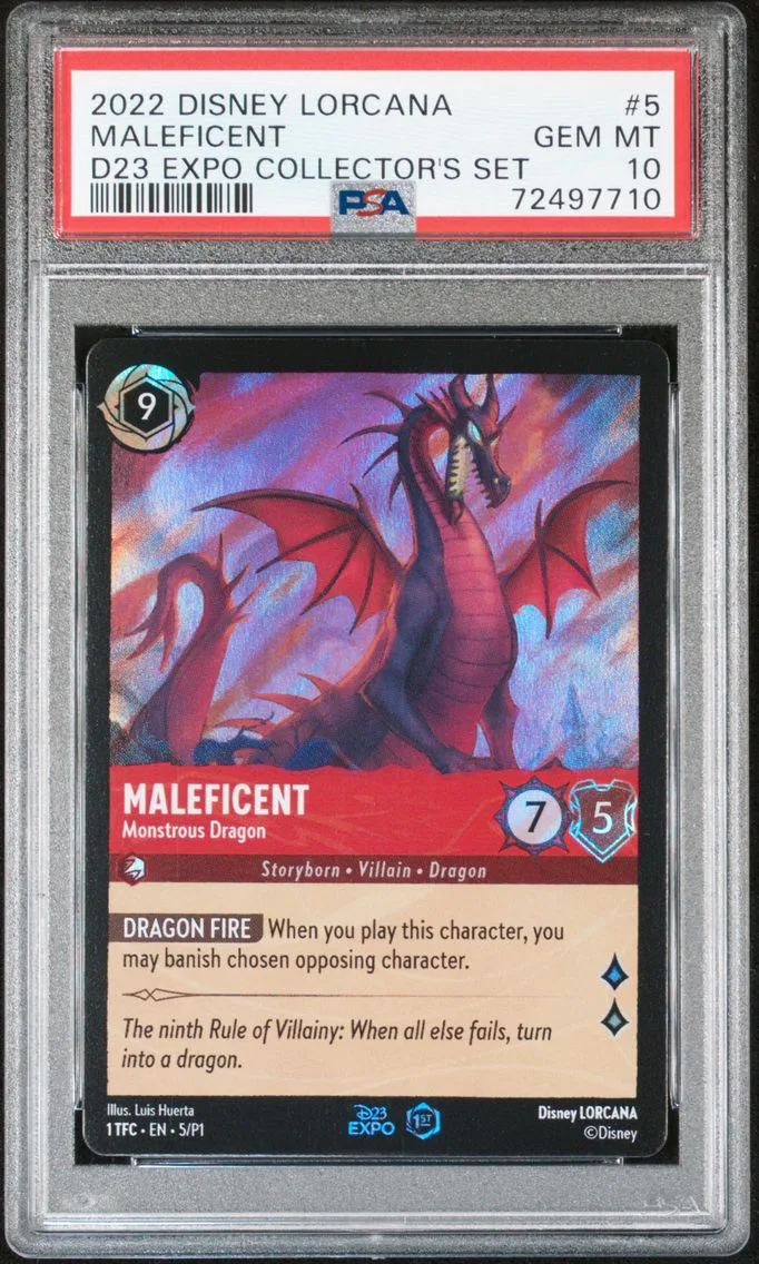 Maleficent - Monstrous Dragon, graded PSA 10