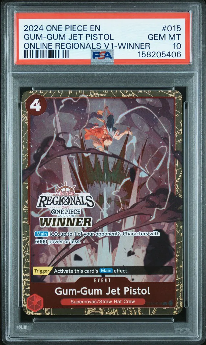 Gum-Gum Jet Pistol, graded PSA 10