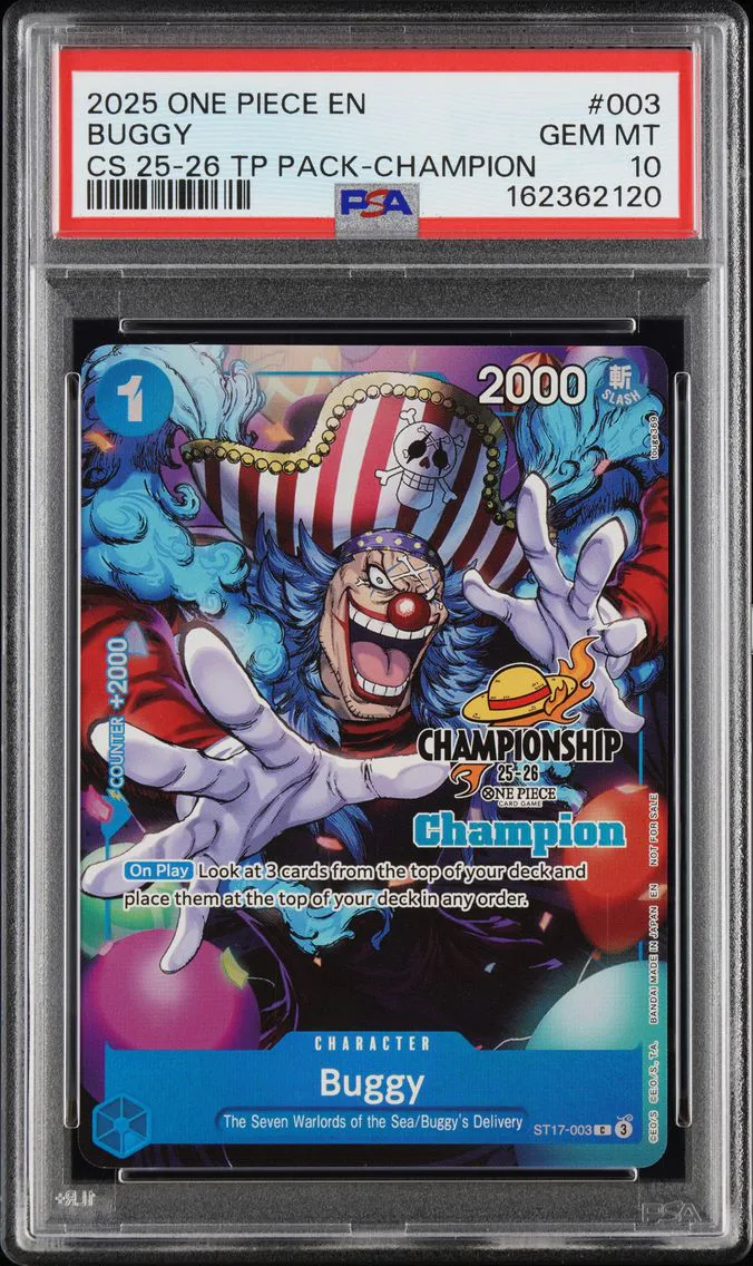 Buggy, graded PSA 10