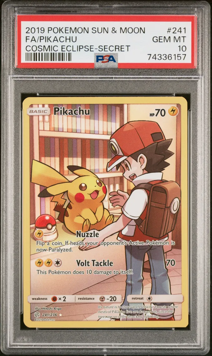 Pikachu, graded PSA 10