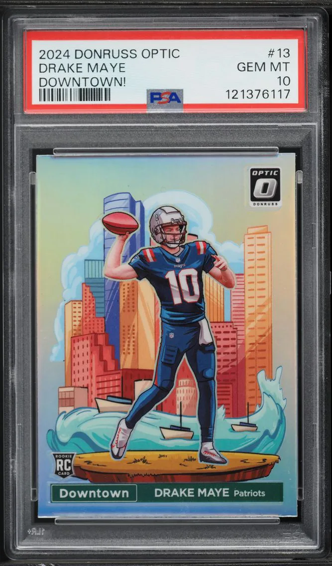 Drake Maye, graded PSA 10