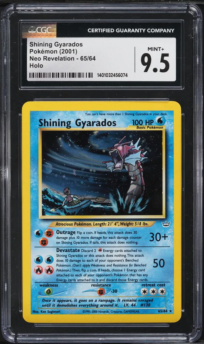 Shining Gyarados, graded CGC 9.5