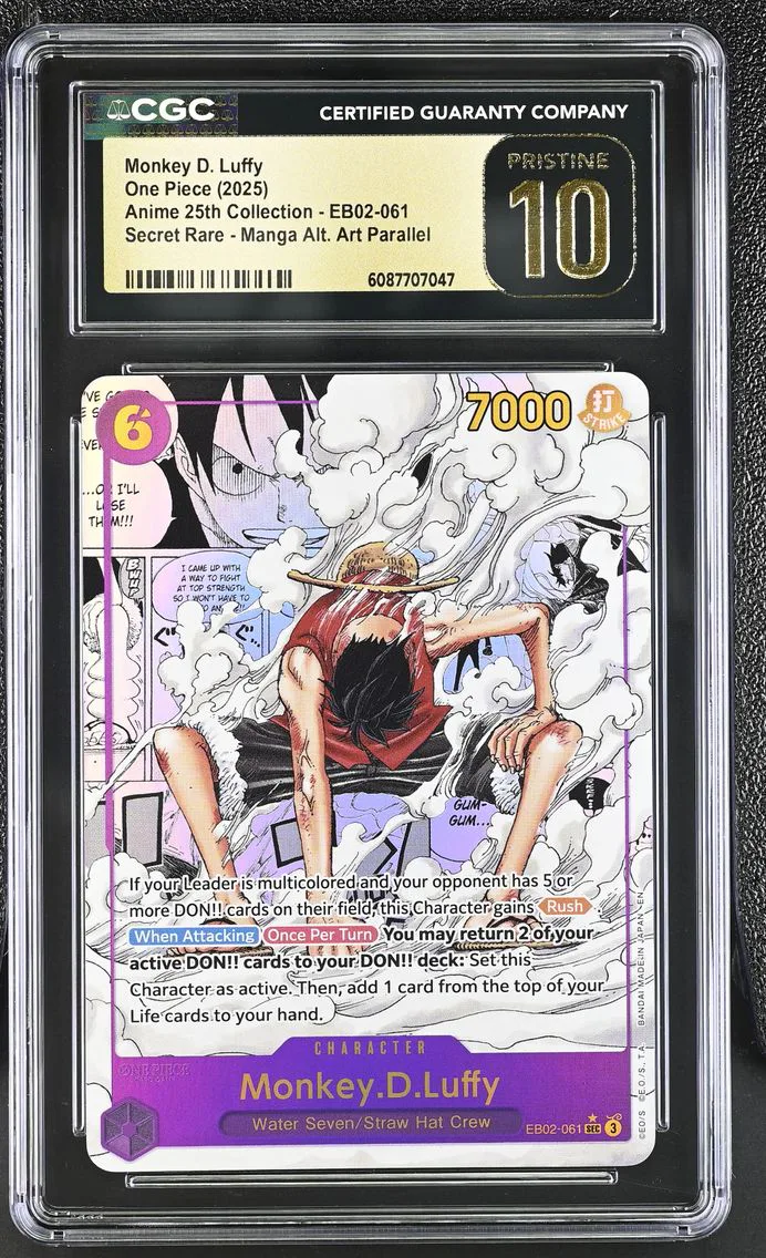 Monkey D. Luffy, graded CGC 10