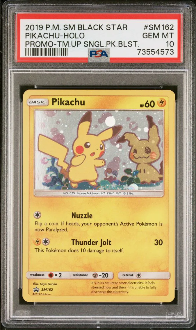 Pikachu, graded PSA 10