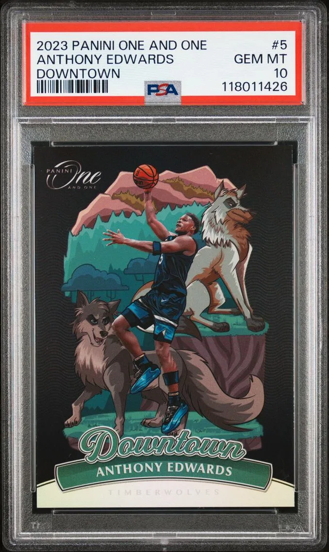 Anthony Edwards, graded PSA 10