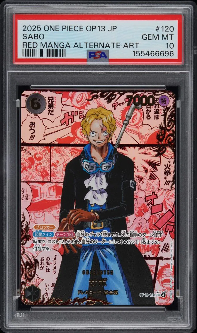 Sabo, graded PSA 10
