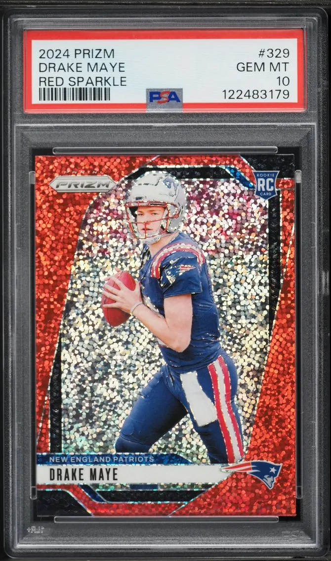 Drake Maye, graded PSA 10