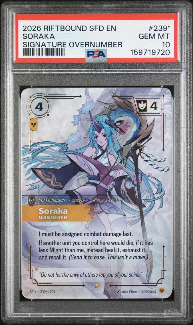 Soraka - Wanderer, graded PSA 10