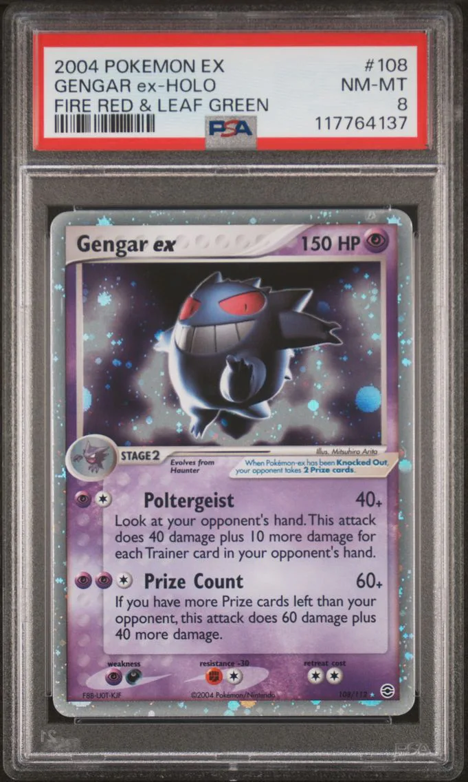 Gengar EX, graded PSA 8